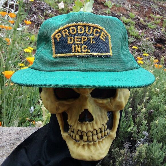 Vintage Produce Department Incorporated Patch Snap Back Hat - Picture 1 of 8